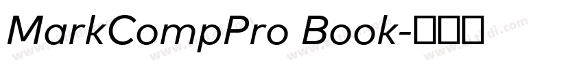 MarkCompPro Book字体转换 MarkCompPro Book字体转换